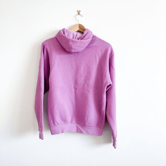 Broken Promises Womens Smother Graphic Hoodie Cotton Lavender Fleece Inner Small - Picture 2 of 8